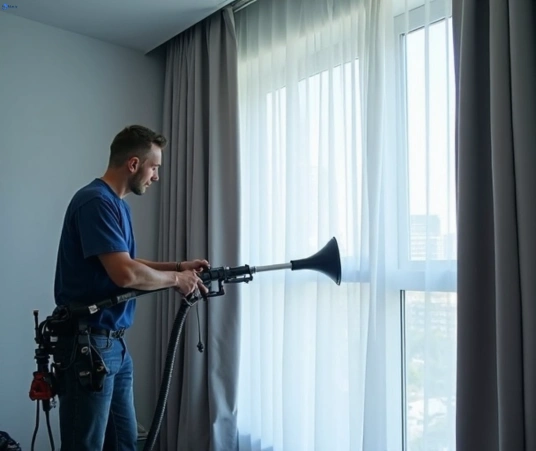 Professional curtain stain removal process equipment Matty Curtain Cleaning plumpton-vic