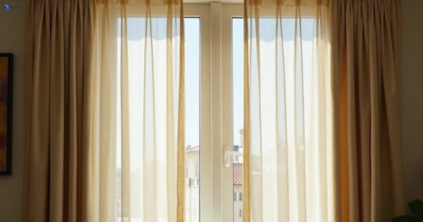 Dull dusty drapes in plumpton-vic before professional cleaning